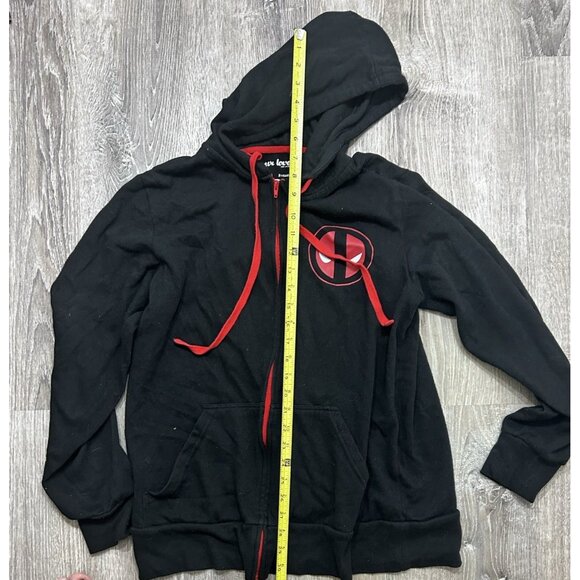 Marvel Deadpool Hoodie Men's Size Medium Full Zip Long Sleeve Causal Back - Picture 6 of 8